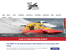 Tablet Screenshot of nzpba.com